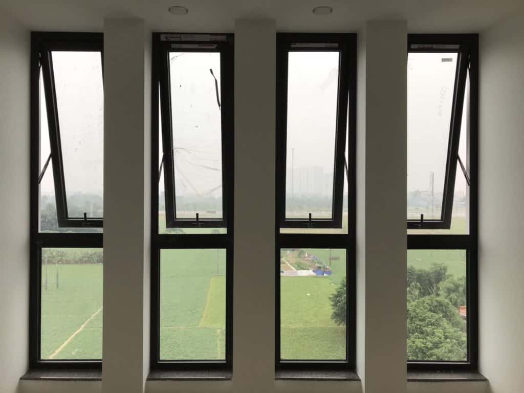 cửa nhôm xinfa mở lật